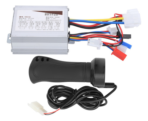 Controlador De Velocidade 24v 500w Acelerador De Fio Longo
