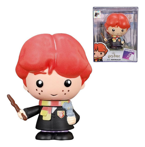 Coleção Fandombox Boneco Ron Weasley Lider Harry Potter