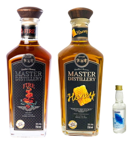 Combo: Compre Os Licores Honey E Fire. De Brinde Vodka 60ml.