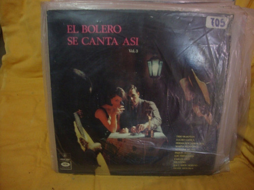 Vinilo El Bolero Se Canta Asi Volumen 3 M4