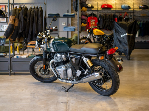 Imagen 2 de 25 de Royal Enfield Continental Gt British Green Reserva Ya