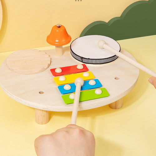 Juego De Batería For Niños, Xilófono De Madera, Juguete