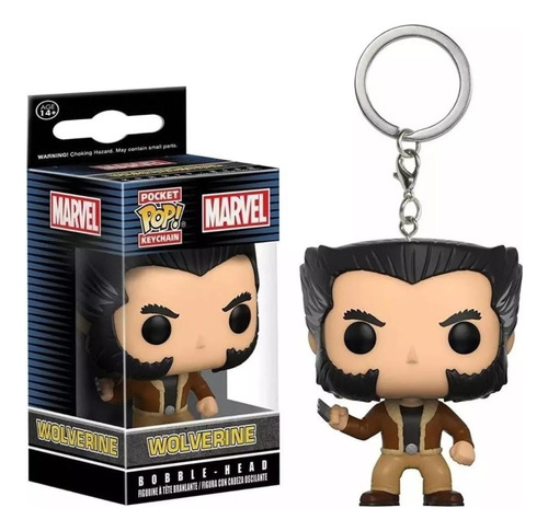 Llavero Funko Wolverine X Men Pocket Marvel Hombres X