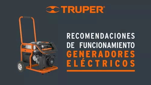 GENERADOR ELECTRICO A GASOLINA 8,000 W - TRUPER