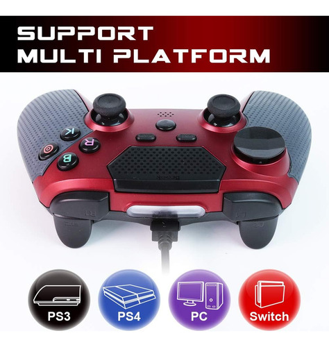 Controlador Con Cable Brook Mars Alto Rendimiento Con Cero,