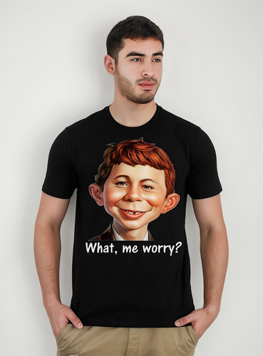 Playera Revista Mad What Me Worry Playeras Beloma