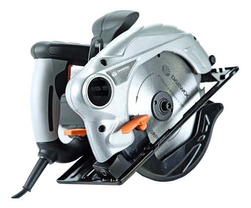 Imagen 1 de 1 de Sierra circular eléctrica Daewoo DACS1500 185mm 1500W negra 50Hz/60Hz 110V/240V