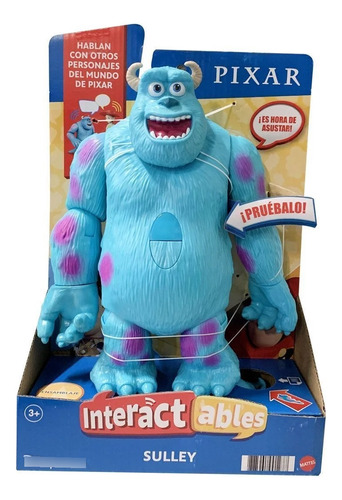 Monsters Inc Sulley Interactivo Disney Pixar 20 Cm Español