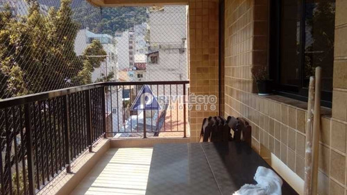 Apartamento À Venda, 2 Quartos, 1 Suíte, 1 Vaga, Botafogo - Rio De Janeiro/rj - 23989