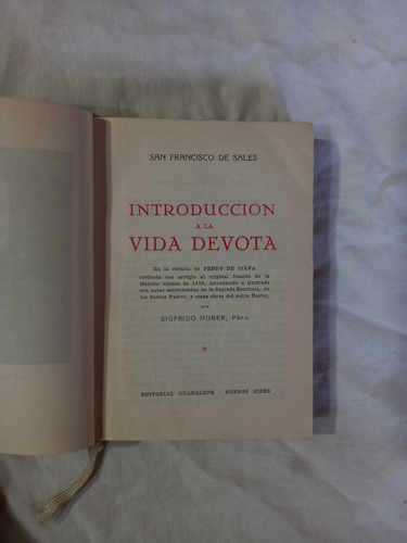 Introducción A La Vida Devota - San Francisco De Sales