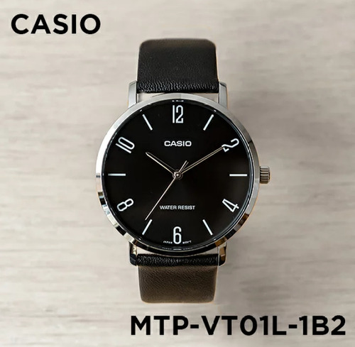 Reloj Casio Mtpvt01l-1b2 Analogo Somos Tienda  