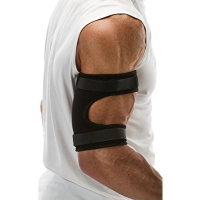 Cho-pat Bíceps-tricep Cuff, Negro, Grande, (11  - 12.5  )