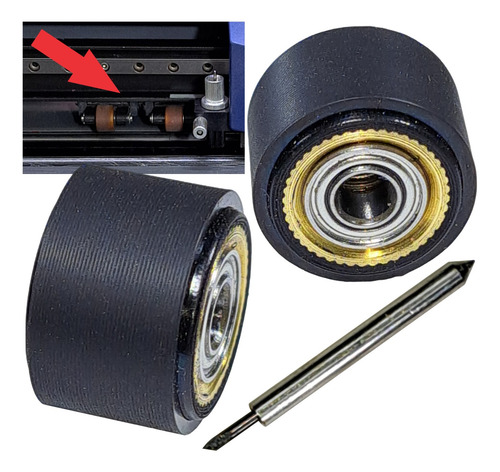 Rodillos Plotter Roland Toda Serie De Corte +1 Navaja Gratis