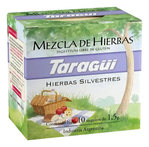 Te Taragui Silvestre Mezcla Digestiva X 10 Saq