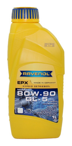 Lubricante Ravenol 80w90 1l. Mineral Gl5