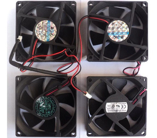 Cooler Ventilador De 8 Cmts Conector 2 Pines 12v Operativo