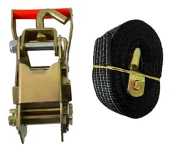 Comprar 8 Kits Guincho Preto C/ Cinta 3m De 5 Ton + Catraca 50mm no Mercado Livre