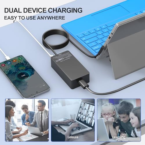 Cargador Surface Pro 127w, Reemplazo De Cargador Surface