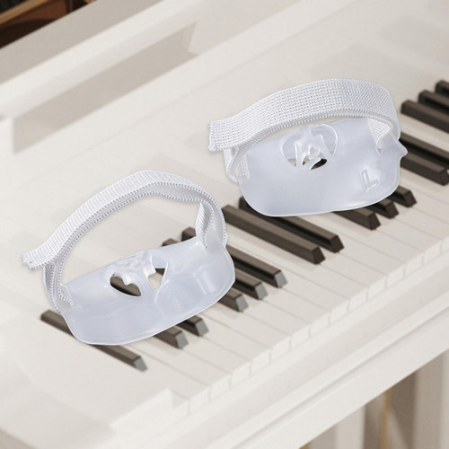 2 Herramientas Ortopédicas Portátiles Para Piano, Blanco