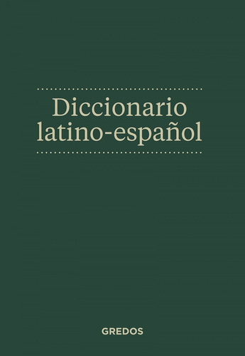 Libro Diccionario Latino-español - Blanquez Fraile, Agustin