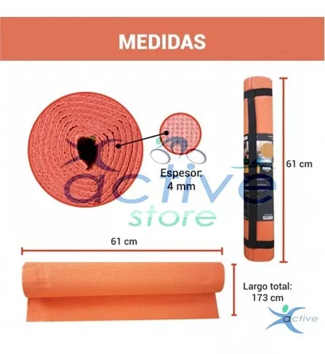 Mat Manta Para Yoga Colchoneta Goma Eva 6mm Pílate Fitness