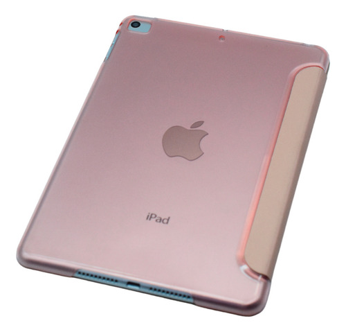 Funda Inteligente Para iPad Mini 4 5 + Cubierta Trasera Rosa