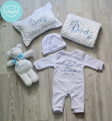 Kit Personalizado Para Bebe Con 5 Cosas 1 650