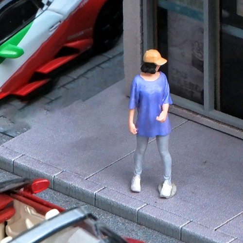Nuevo Figura En Miniatura De Resina Pintada A Mano A Escala