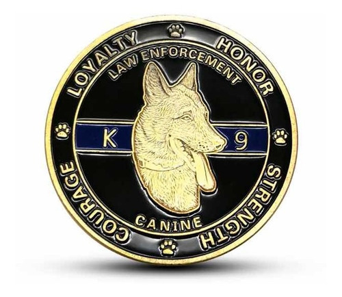 Moneda Perro Policía K9