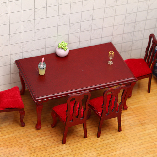 Set De Accesorios De Decoración Para Casas Pequeñas, Mesa Y
