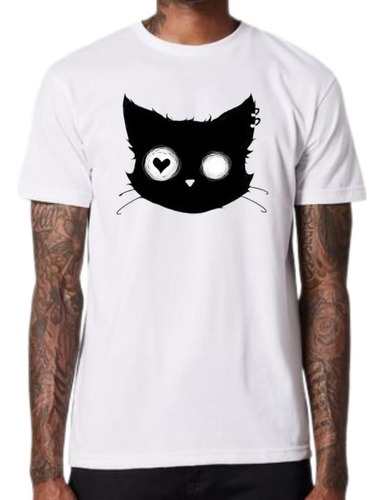 Remera De Gato Negro / Exclusivo / Diseño Único