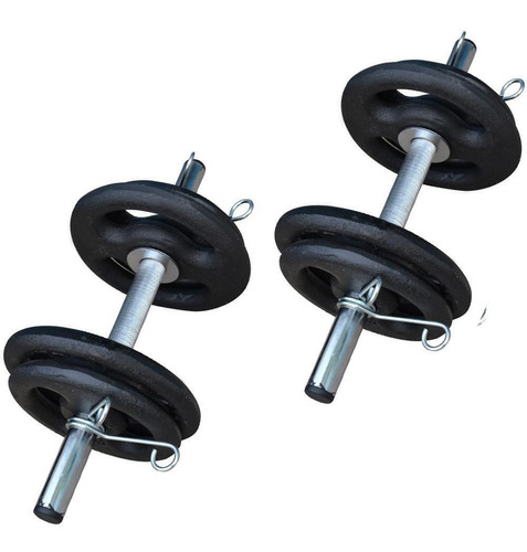 Imagem 2 de 2 de Anilhas Pintadas - Pesos Para A Musculação 10kg