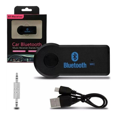 Receptor Bluetooth Adaptador Música Carro/caixa P2 Aux 3.0 