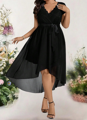 Vestido Curto Plus Size Festas Casamentos Formaturas Marris