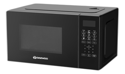 Microondas Digital Negro Daewoo 20 Lts 700w Damwo20db