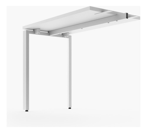 Lateral Para Escritorio Space 50x90 Blanco