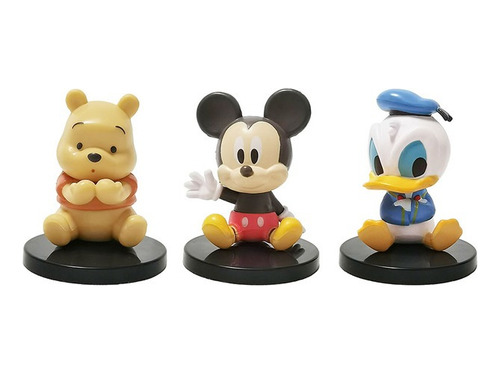 Figuras Set X 3 Winnie The Pooh Mickey Mouse Y Donald