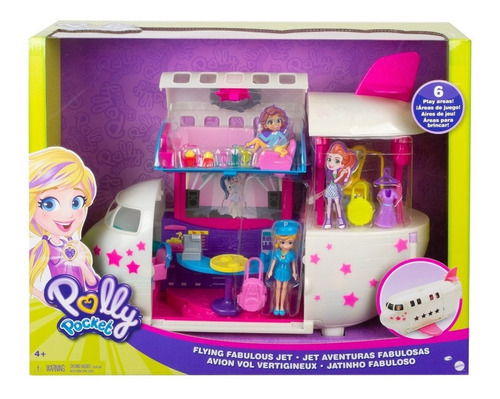 Polly Pocket Jet Aventuras Fabulosas Avión Mattel Gkl62