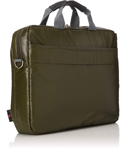 Maletín Impermeable Techzone Porta Laptop 15.6 Color Verde musgo