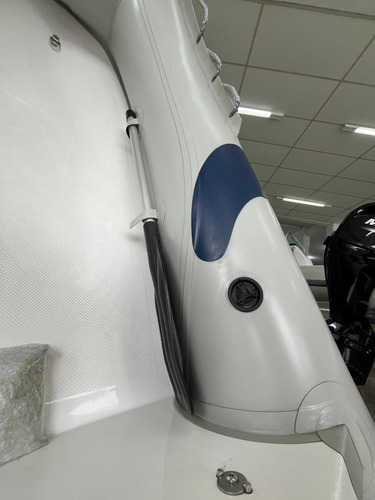 Bote Inflavel Zefir Wind F 200 - Cinza Com Azul