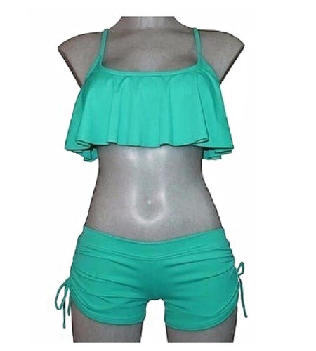 Mujer. Traje De Baño Dama. Short + Top. Bikini, Playa