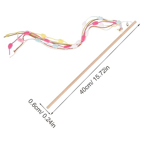 Logofun Cat Teaser Toys Interactive Cats Teaser Feather Wand