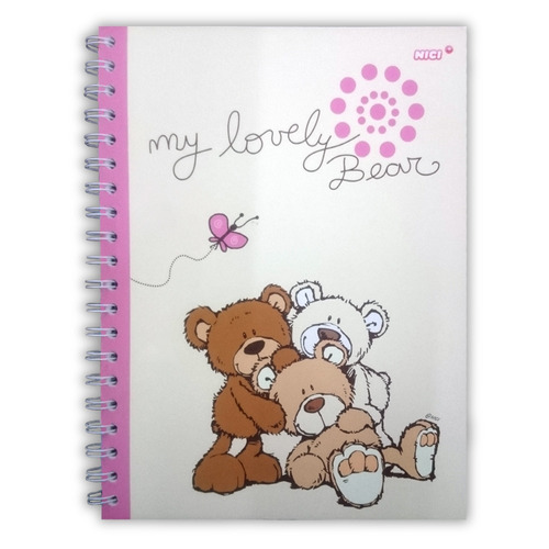 Cuaderno Nici Classic Bear 2009 Rayado