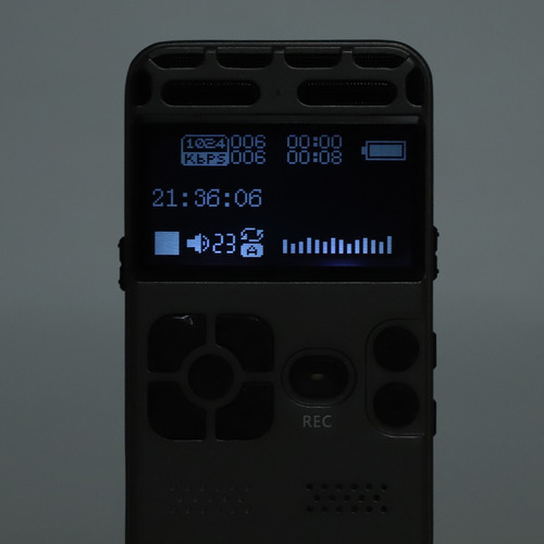 Grabadora De Voz Estéreo Digital Lcd A Color De 3,7 V, 8 G Y