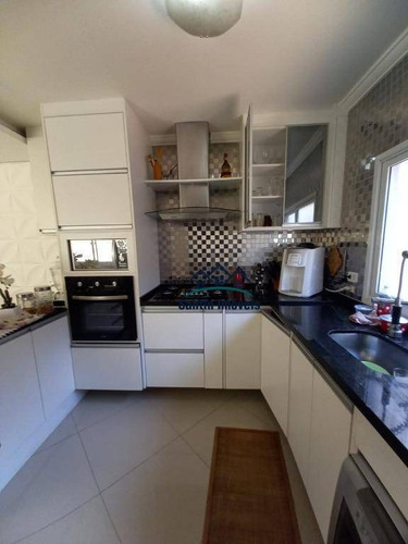 Imagem 21 de 30 de Sobrado Com 3 Quartos, (01 Suíte) Espaço Gourmet, Mobiliado, 02 Vagas Cobertas À Venda, 150 M² - Jardim Teles De Menezes - Santo André - So0404