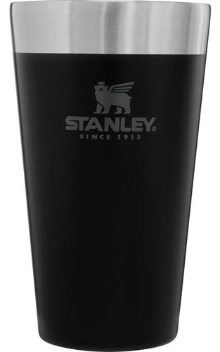 Vaso P/cerveza Stanley Con Destapador 470ml Verano Color Negro Beer Pint