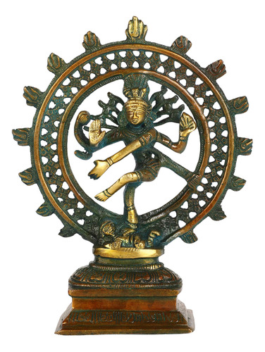 Guru Jee Estatua De Laton Dancing Lord Shiva Natraja Hindu 