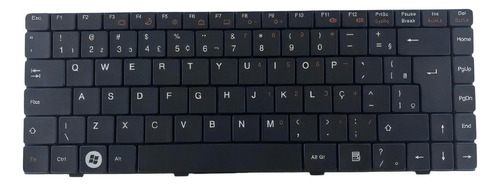 Teclado Para Notebook Itautec W7410 W7415 Preto Abnt2