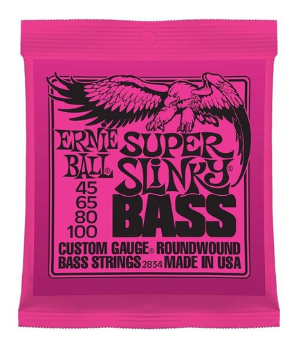 Encordado Bajo 4c Ernie Ball 045-100 Super Slinky - Oddity