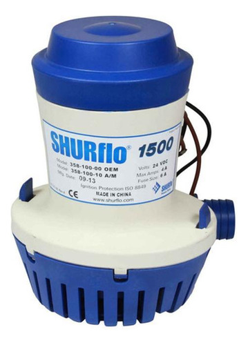 Bomba De Porão Shurflo 1500gph - 12v